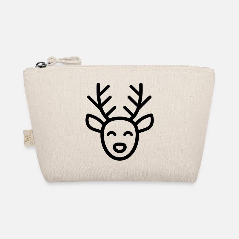 Weihnachtsrentiere Bio-Täschchen