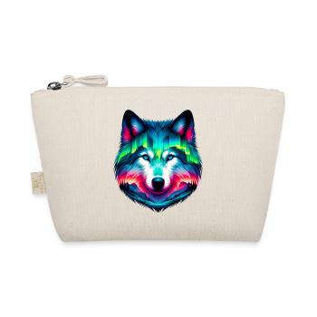 Wolf - Organic Pouch - nature - Front
