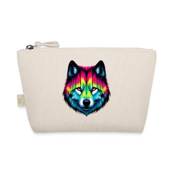 Wolf - Organic Pouch - nature - Front