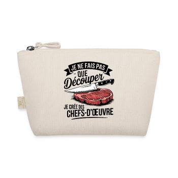 Cadeau pour boucher ou cuisto - Trousse biologique - nature - Devant