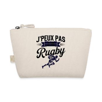 J'peux pas j'ai rugby - Trousse biologique - nature - Devant