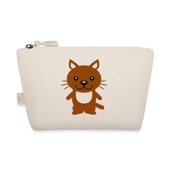 Jolie chatte Ayant l’air heureuse Joyeuse Souriante - Trousse biologique - nature - Devant