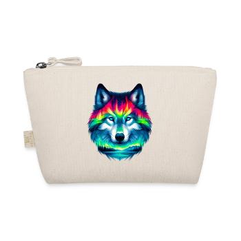 Wolf - Organic Pouch - nature - Front