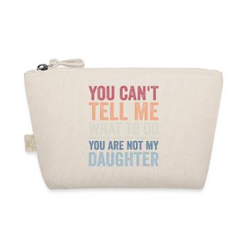 Funny Dad Tee For Father Daddy Papa From Daughter - Organic Pouch - nature - Front