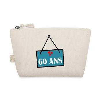 60. 60 ANS. 60e ANNIVERSAIRE. ANNIVERSAIRE 60 ANS. - Trousse biologique - nature - Devant