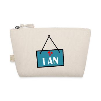 1. 1 AN. 1er ANNIVERSAIRE. ANNIVERSAIRE 1 AN - Trousse biologique - nature - Devant