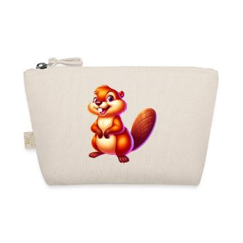 Beaver - Organic Pouch - nature - Front
