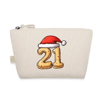 21 Number Christmas Cookie - Organic Pouch - nature - Front