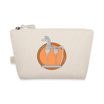 Etruscan Horse - Organic Pouch - nature - Front
