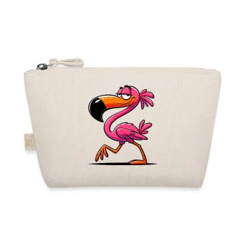 Flamingo - Bio-Täschchen - Natur - Vorne