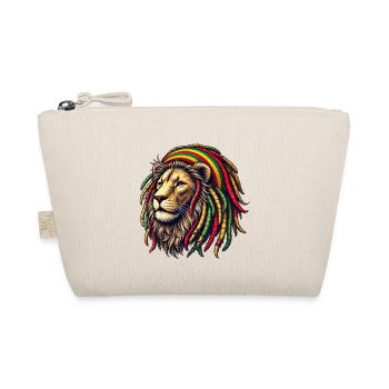 Rasta Löwe - Bio-Täschchen - Natur - Vorne
