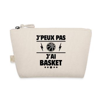 J'peux pas j'ai basket, basketteur, basketteuse - Trousse biologique - nature - Devant