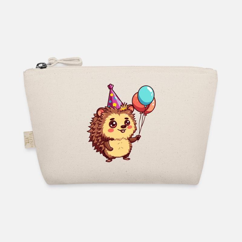 Hedgehog Birthday Comic Organic Pouch