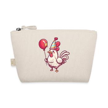 Rooster Birthday Comic - Organic Pouch - nature - Front