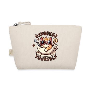Espresso Katze - Bio-Täschchen - Natur - Vorne