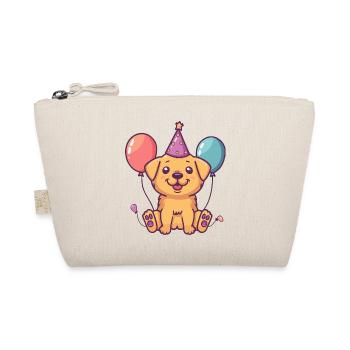 Golden Retriever Dogs Birthday Comic - Organic Pouch - nature - Front