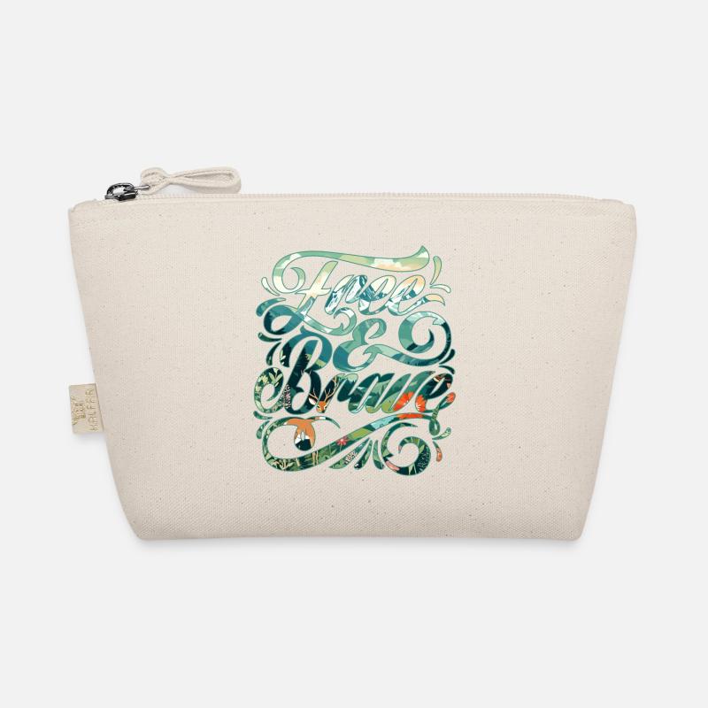 Frei und mutig 🍀 Bio-Täschchen