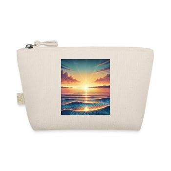 Magischer Sonnenaufgang am Horizont - Bio-Täschchen - Natur - Vorne