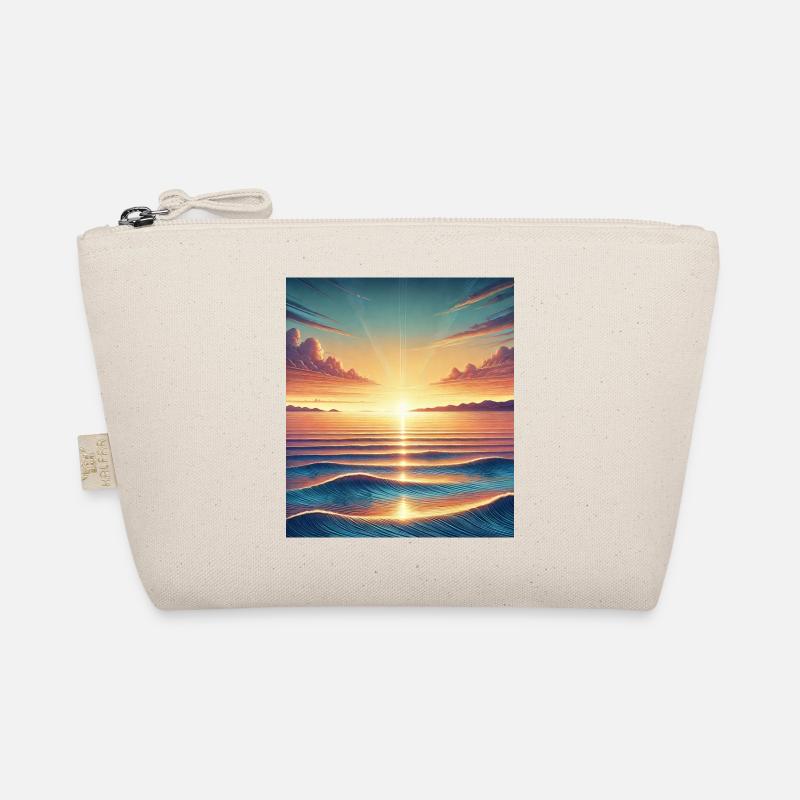 Magischer Sonnenaufgang am Horizont - Bio-Täschchen - Natur