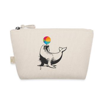 Morse avec boule colorée dans le style pochoir - Trousse biologique - nature - Devant