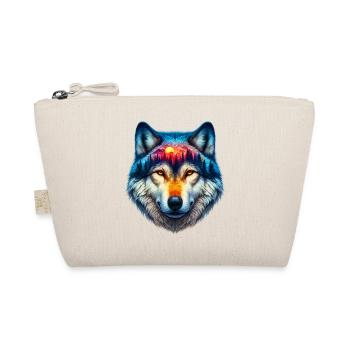 Wolf - Organic Pouch - nature - Front