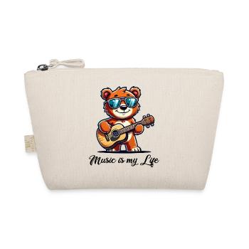 Bear Guitar - Organic Pouch - nature - Front