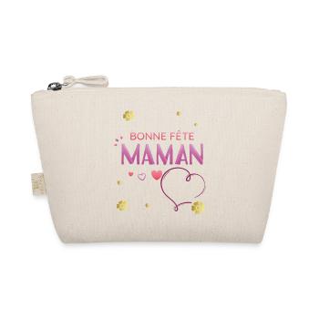 Bonne Fete Maman - Organic Pouch - nature - Front