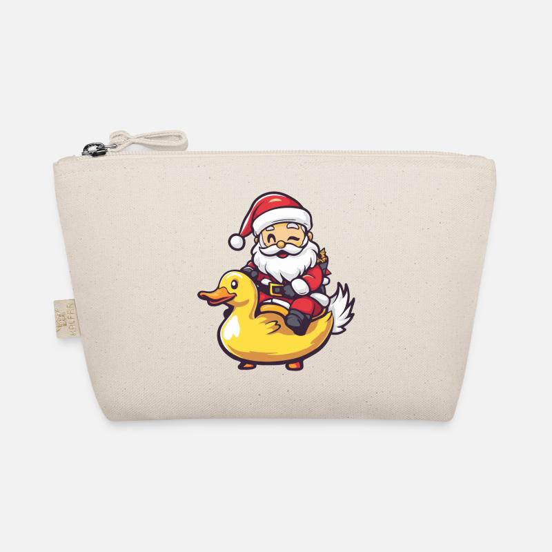 Canard Père Noël Dessin animé Trousse biologique