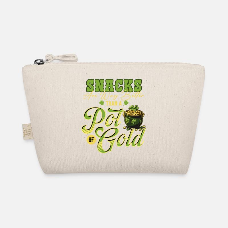 Snacks sind besser als ein Topf Gold St Patricks Bio-Täschchen