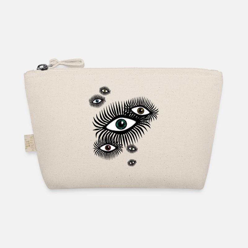 sixties eyes 60s 7 eyes psychedelic Organic Pouch