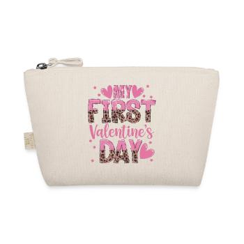 xoxo love you amore Flowers Women Valentine day 14 - Organic Pouch - nature - Front