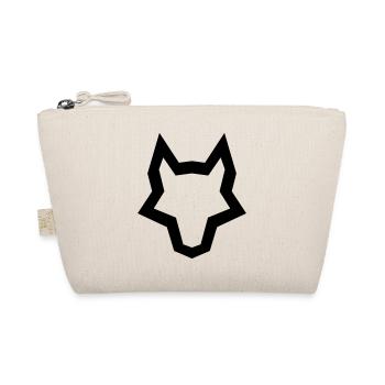 LOGO des Wolfes - Bio-Täschchen - Natur - Vorne