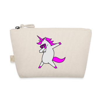 Dabbing Unicorn Cool - Organic Pouch - nature - Front