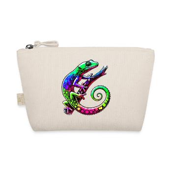 Gecko - Bio-Täschchen - Natur - Vorne