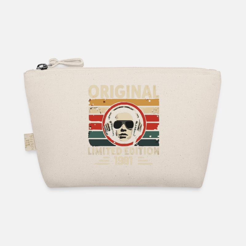 Original 1981 Retro Anniversary 1981 Vintage 1981 Organic Pouch