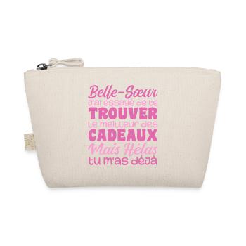 Ehefrau Beste Schwägerin Tolles Weihnachtsgeschenk - Bio-Täschchen - Natur - Vorne
