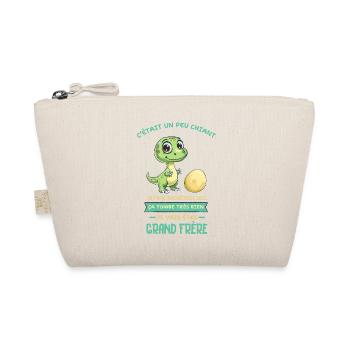 Dino mignon, Grand frère arrive - Trousse biologique - nature - Devant