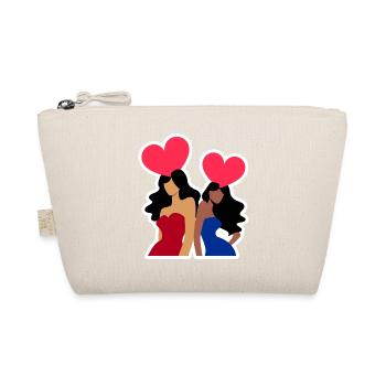 Galentine's Day 2026 girls - Organic Pouch - nature - Front