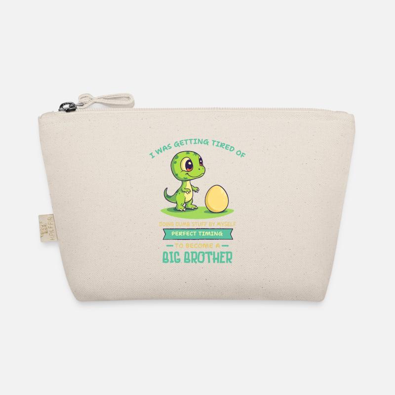 Grumpy Fussy Fetter Text Logo - Bio-Täschchen - Natur
