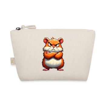 Grumpy hamster disgruntled - Organic Pouch - nature - Front