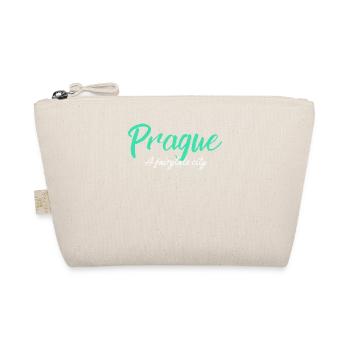 Prague Fairy Tale City - Organic Pouch - nature - Front