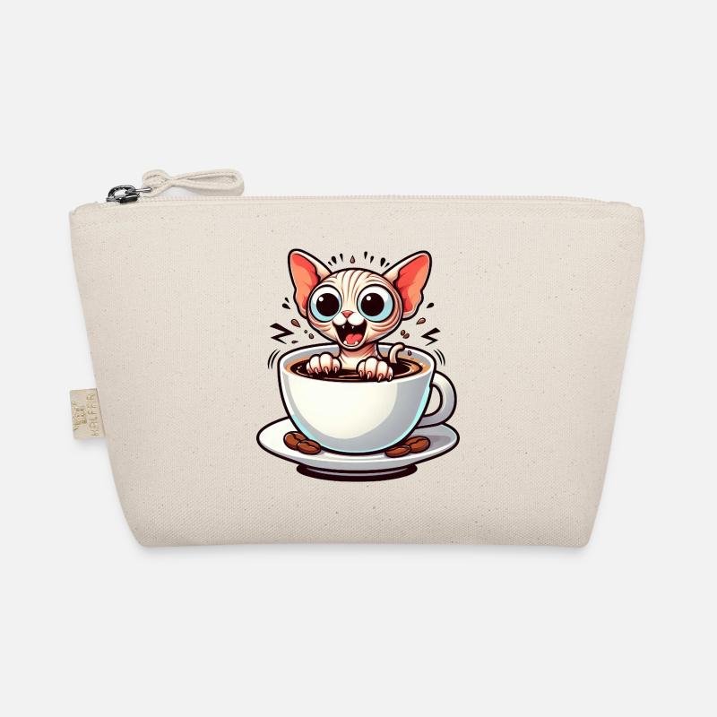 Sphinx Cat Coffee Coffee Lover Design Organic Pouch