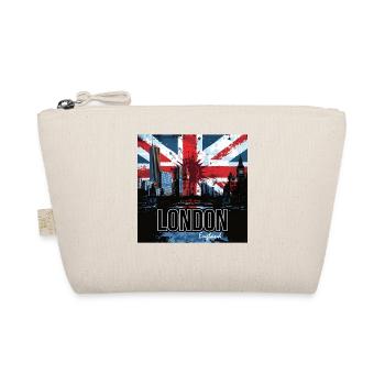 London Skyline Graffiti Union Jack - Organic Pouch - nature - Front