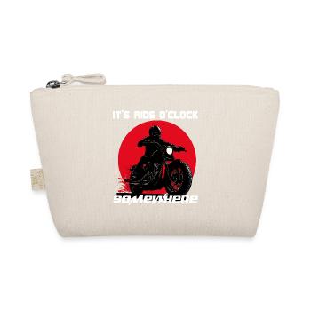 Ride O'Clock Biker - Organic Pouch - nature - Front