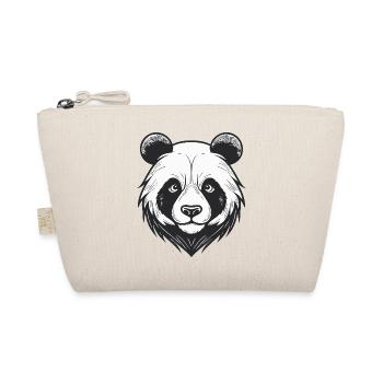 Visage d’ours avec breloque d’animal sauvage - Trousse biologique - nature - Devant