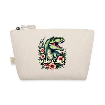 MAMASAURUS Funny Dino Shirt Maman Cadeau T-Rex - Trousse biologique - nature - Devant