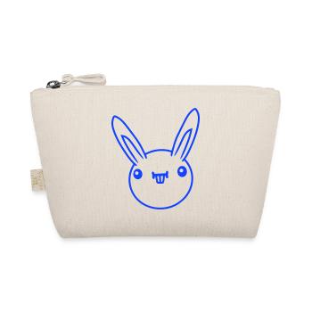 Lapin Drôle Visage Grimace Idiot Drôle Sourire - Trousse biologique - nature - Devant