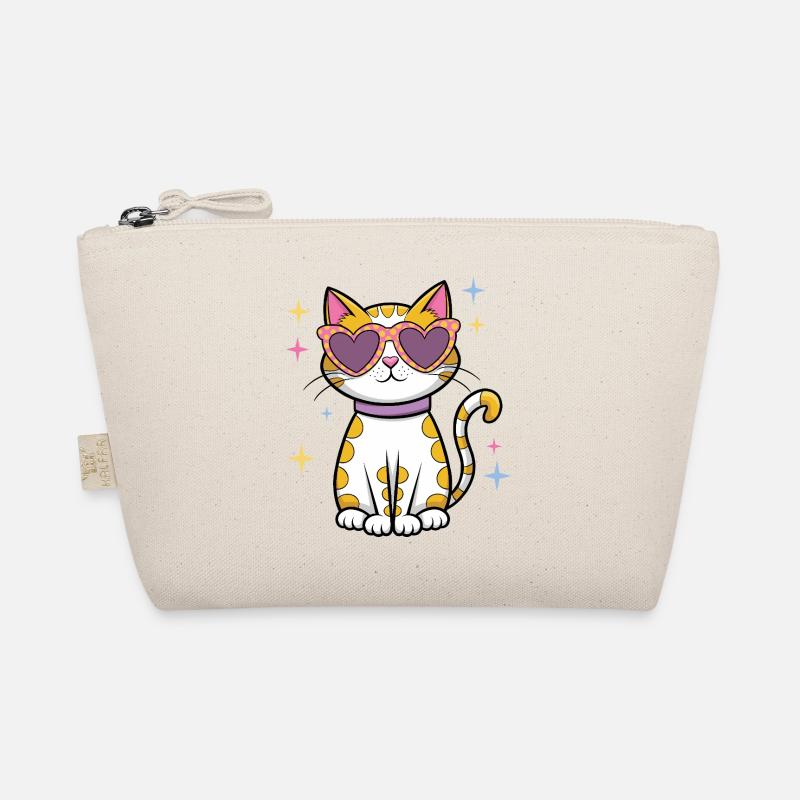 Cat Sparkle - Organic Pouch - nature