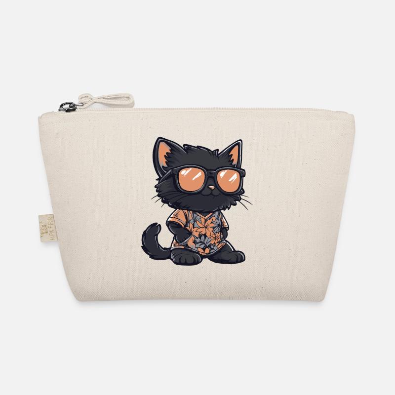 Chat Bande Dessinée Drôle Été Trousse biologique