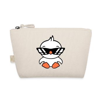 Bird Sunglasses Cool Black Glasses Coolness - Organic Pouch - nature - Front
